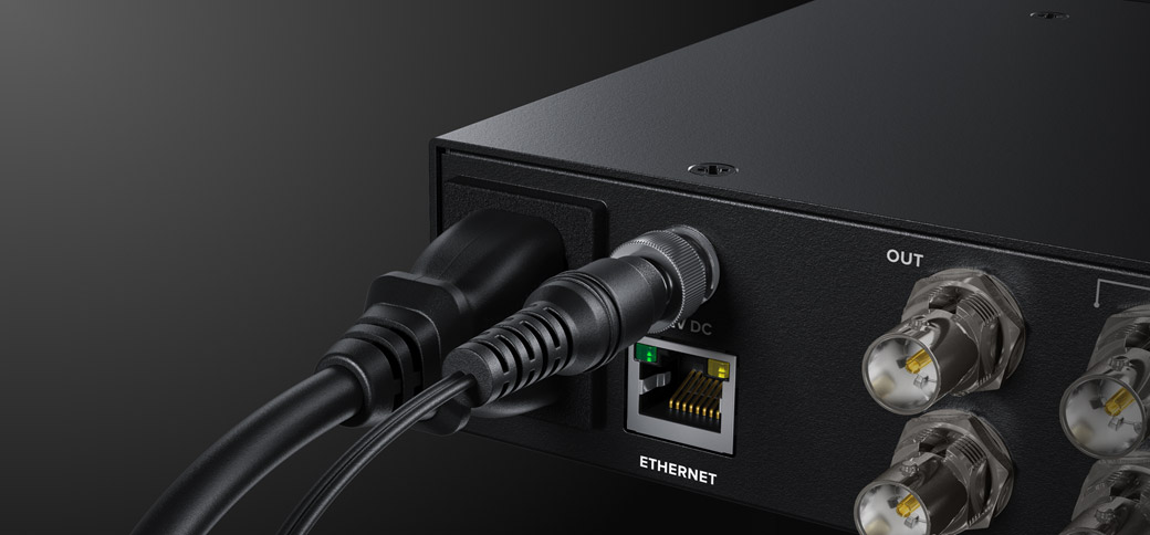 Includes Front Panel Emergency Patch Connections