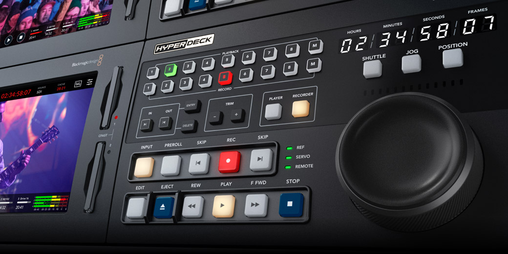 HyperDeck Extreme Control Panel